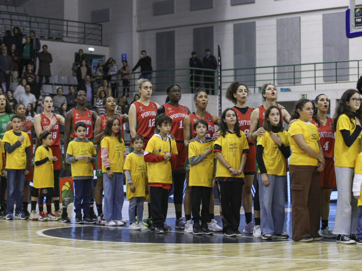 Seleção nacional feminina de basquetebol em Odivelas