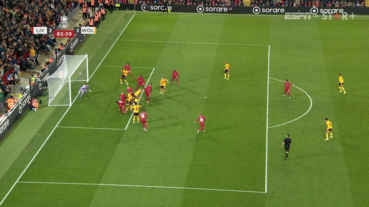 Terceiro golo do Wolves foi anulado por fora de jogo de Matheus: VAR não tinha imagens para confirmar