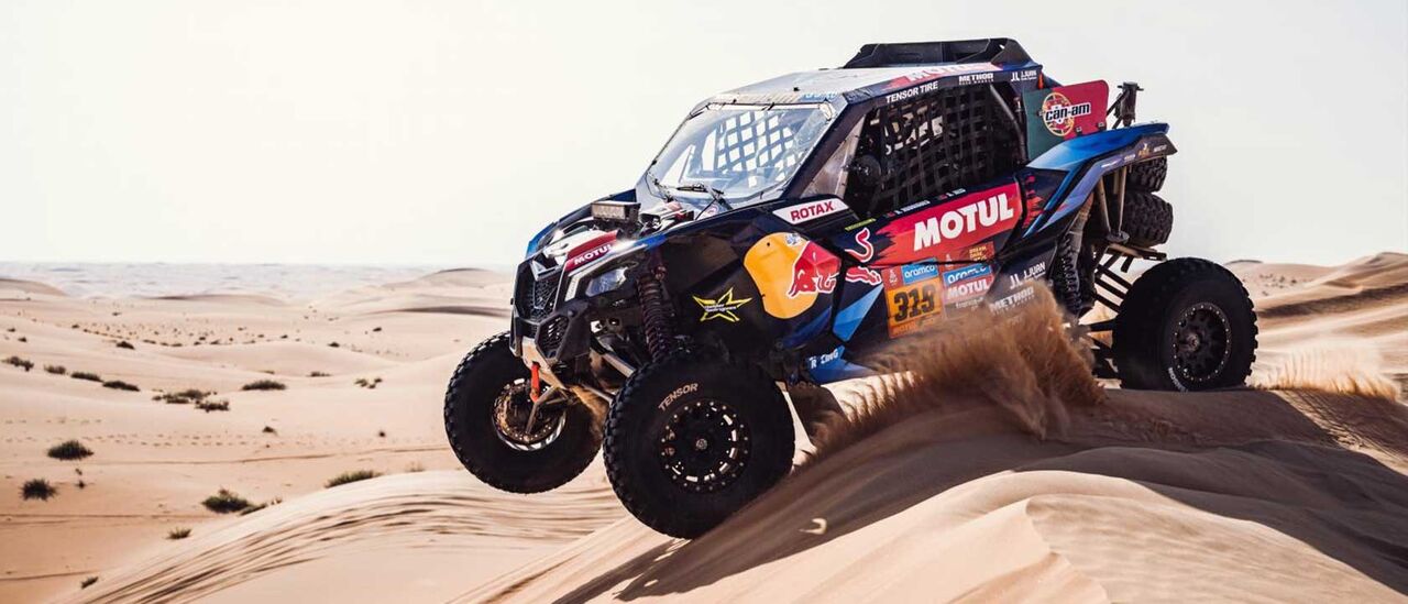 Hélder Rodrigues em ação no deserto saudita 