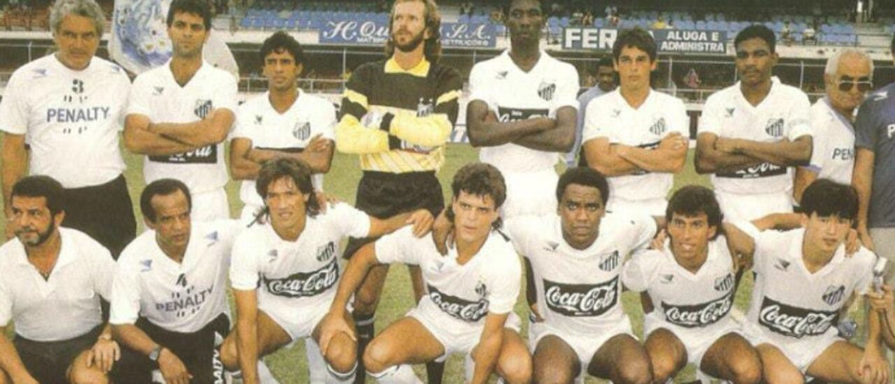 Miura ao serviço do Santos em 1990