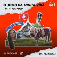 Com a Rita Pedroso (e um monte de miúdos do Benfica) na Suíça