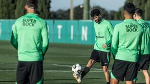 Neto reintegrado sem limitações no primeiro treino do Sporting no novo ano