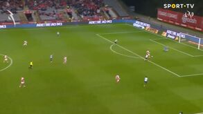 O golo de Vitinha aos... sete segundos da 2.ª parte do Sp. Braga-Boavista
