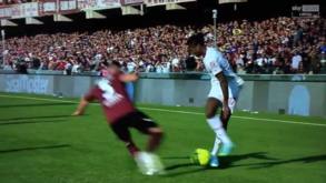 A finta de Rafael Leão que está a dar que falar nas redes sociais