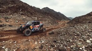 Hélder Rodrigues e Ricardo Porém no pódio dos SSV na 10.ª etapa do Dakar'2023