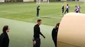 Cristiano Ronaldo aparece no treino do Real Madrid em Riade