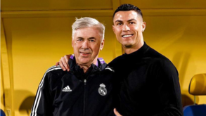 «Um dos nossos»: Ancelotti partilha foto com Cristiano Ronaldo em Riade
