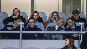 Roberto Martínez nas bancadas para assistir ao Sp. Braga-Boavista