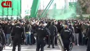 Adeptos do Sporting já a caminho do Estádio da Luz