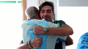 Abel emocionado no adeus a craque do Palmeiras: «Se trabalhares e te portares bem...»