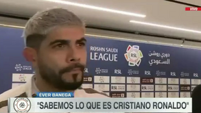 Éver Banega agradece ingresso no Al Nassr: «Cristiano Ronaldo será muito bom para o crescimento do futebol»
