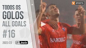 Todos os golos da 16.ª jornada da Liga Bwin