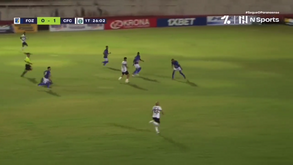 Rodrigo Pinho estreia-se a marcar pelo Coritiba com grande remate de fora da área