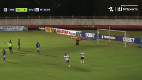 Estreia a marcar de Rodrigo Pinho foi com golaço: fez 60 metros com a bola dominada e atirou em jeito!