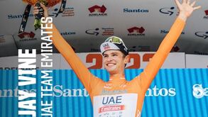 Jay Vine assume liderança do Tour Down Under em vitória de Pello Bilbao