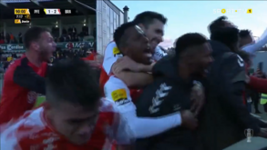 Final de loucos em Paços de Ferreira: o golo de Simon Banza que deu a vitória ao Sp. Braga