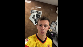 Henrique Araújo já fala aos adeptos do Watford: «Estou ansioso para ver-vos no sábado»