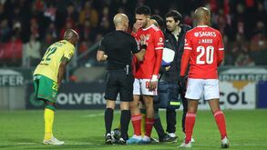 Alarme no Benfica: Gonçalo Ramos sai lesionado