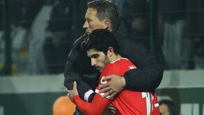 Schmidt explica entrada a todo o gás de Guedes: «Disse-me que viu todos os jogos do Benfica esta época»