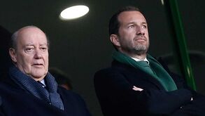 Protocolo junta Frederico Varandas e Pinto da Costa na final da Allianz Cup