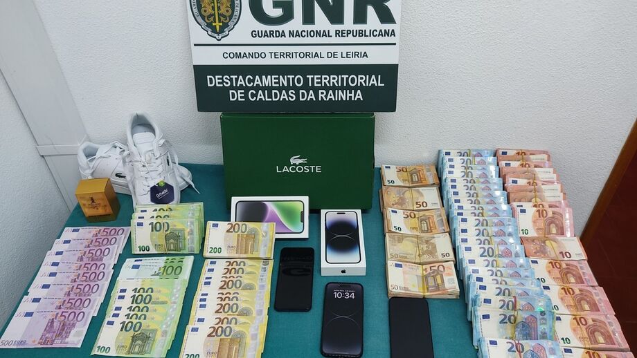 GNR apreende 140 360 euros