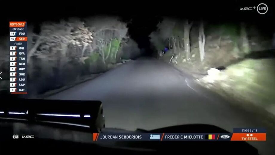 Momento ocorreu durante uma das especiais do primeiro dia da prova