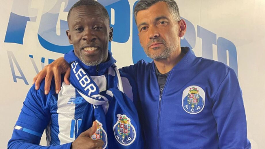 Siramana Dembelé com Conceição