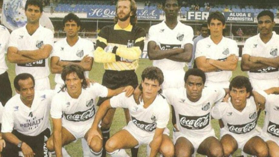 Miura ao serviço do Santos em 1990