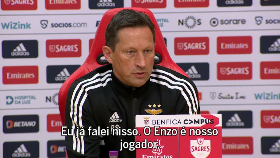 Treinador do Benfica faz ponto de situação sobre médio argentino