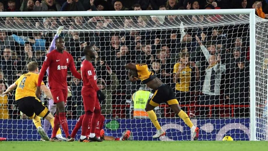 Liverpool-Wolverhampton, 2-2: emoção e polémica