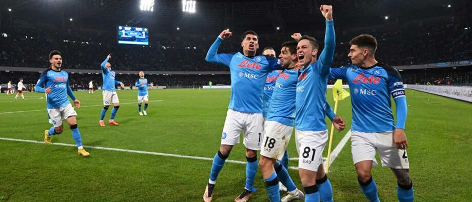 Nápoles-Roma, 2-1: almofada gigante