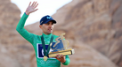 A consagração do campeão Ruben Guerreiro após ganhar a Volta à Arábia Saudita
