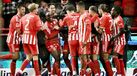 Jogadores do Union Berlim festejam triunfo diante do Mainz