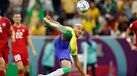 Remate certeiro de Richarlison frente à Sérvia é um dos finalistas