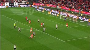 Benfica-Boavista: Gilberto faz o primeiro na Luz numa jogada de insistência