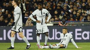 Mbappé falha 1.ª mão dos 'oitavos' da Liga dos Campeões por lesão