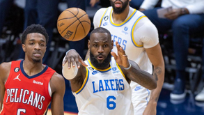 LeBron fica a 35 pontos do recorde de Kareem Abdul-Jabbar após derrota dos Lakers