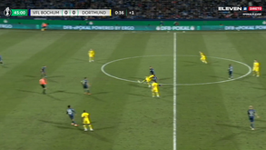 O golo do meio-campo de Emre Can no Bochum-Borussia Dortmund
