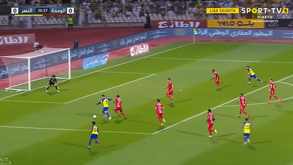 Cristiano Ronaldo abre o marcador do Al Wehda-Al Nassr: veja o golo