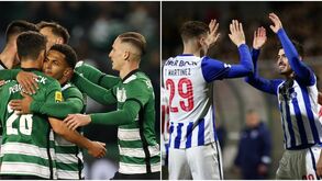 Exame aos disparos de leões e dragões: finalizações de Sporting e FC Porto vistas ao pormenor