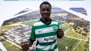 Chris Grombahi assina contrato de formação: «O Sporting está a gostar do meu trabalho»