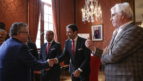 Direção do Benfica visitou Câmara Municipal de Bruges