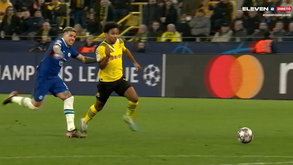 Dortmund-Chelsea: Adeyemi arrancou de mota, deixou Enzo para trás e fez assim o 1-0