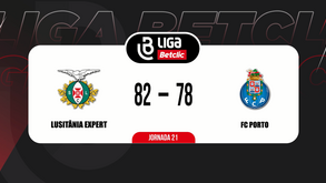 O resumo do Lusitânia-FC Porto