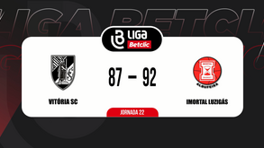 Liga Betclic: os melhores momentos do Vitória SC-Imortal