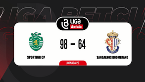 Liga Betclic: os melhores momentos do Sporting-Sangalhos
