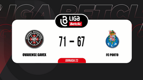 Liga Betclic: o resumo do Ovarense-FC Porto
