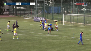 Guarda-redes dos juniores do Alverca foi ao hospital após choque com adversário