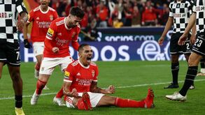 Benfica-Boavista: Gilberto faz o primeiro na Luz numa jogada de insistência