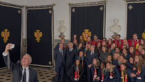 «Está tudo?»: A selfie de Marcelo Rebelo de Sousa com a Seleção feminina em Belém